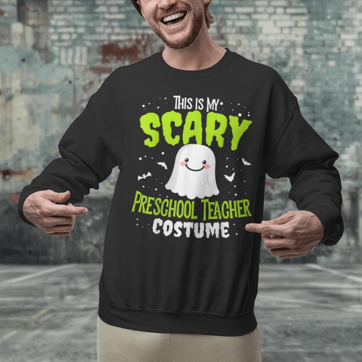 Halloween This Is My Scary Preschool Teacher Custome For Men Women Kids Unisex Sweatshirt, gift for family, gift for coworker Halloween This Is My Scary Preschool Teacher Custome For Men Women Kids Unisex Sweatshirt, gift for family, gift for coworker