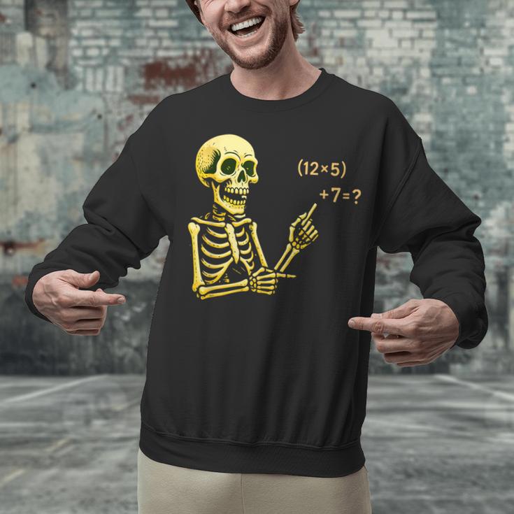 Halloween Teacher Six Seven 6 7 Skeleton Spooky Costume Unisex Sweatshirt, gift for family, gift for coworker Halloween Teacher Six Seven 6 7 Skeleton Spooky Costume Unisex Sweatshirt, gift for family, gift for coworker