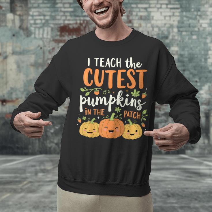 Halloween Teacher I Teach The Cutest Pumpkins In The Patch Unisex Sweatshirt, gift for family, gift for coworker