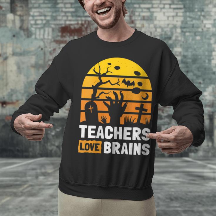 Halloween Teachers Science Math Teachers Love Brains Unisex Sweatshirt, Science Teacher Sweatshirts, gift for family, gift for coworker Halloween Teachers Science Math Teachers Love Brains Unisex Sweatshirt, Science Teacher Sweatshirts, gift for family, gift for coworker