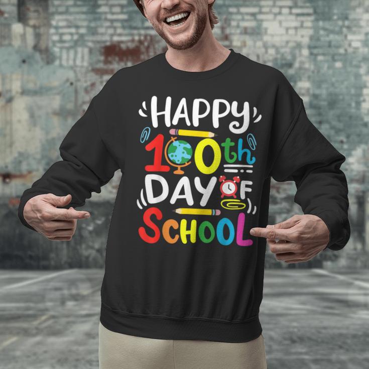 Happy 100th Day Of School 100 Days Of School Teacher Student Unisex Sweatshirt, gift for family, gift for coworker Happy 100th Day Of School 100 Days Of School Teacher Student Unisex Sweatshirt, gift for family, gift for coworker