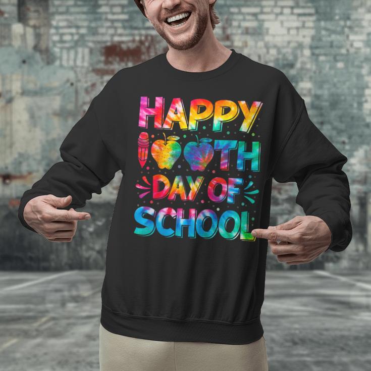 Happy 100th Day Of School Teacher Student 100 Days Tie Dye Men Women Kids Unisex Sweatshirt, gift for family, gift for coworker Happy 100th Day Of School Teacher Student 100 Days Tie Dye Men Women Kids Unisex Sweatshirt, gift for family, gift for coworker