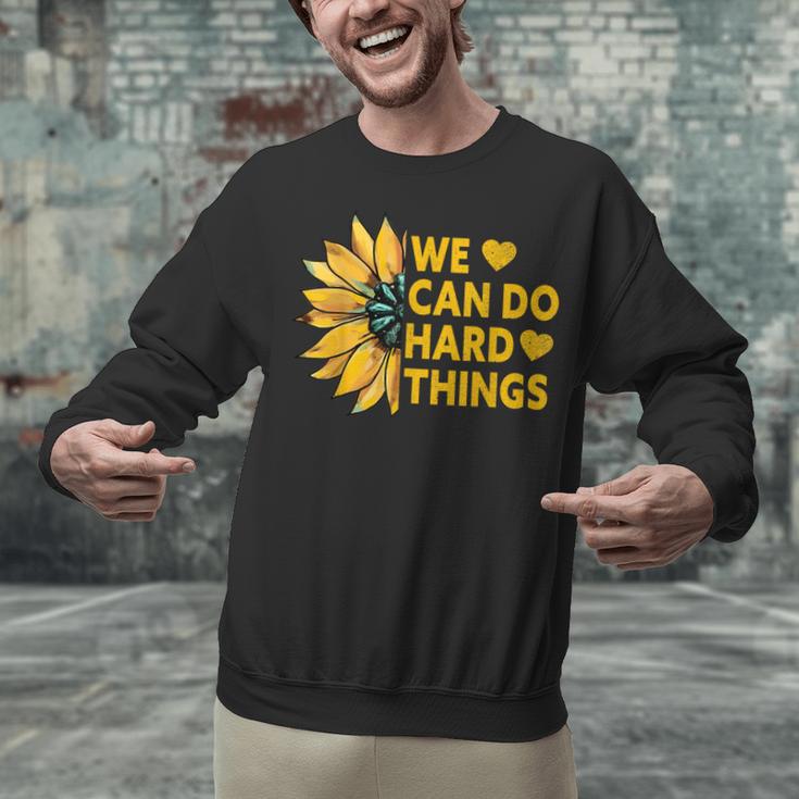 We Can Do Hard Things Kids Teacher Back To School Unisex Sweatshirt, gift for family, gift for coworker We Can Do Hard Things Kids Teacher Back To School Unisex Sweatshirt, gift for family, gift for coworker