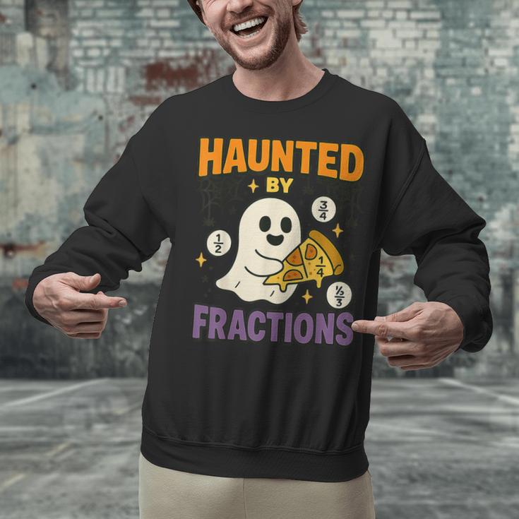 Haunted By Fractions Math Halloween Teacher Unisex Sweatshirt, gift for family, gift for coworker