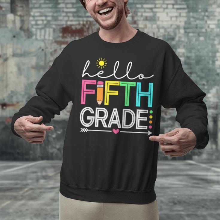 Hello Fifth Grade Teacher Student 5th Grade Back To School Unisex Sweatshirt, gift for family, gift for coworker