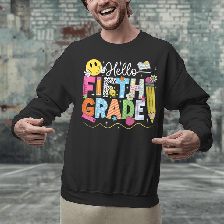 Hello Fifth Grade Team 5th Grade Back To School Teacher Kids Unisex Sweatshirt, gift for family, gift for coworker Hello Fifth Grade Team 5th Grade Back To School Teacher Kids Unisex Sweatshirt, gift for family, gift for coworker