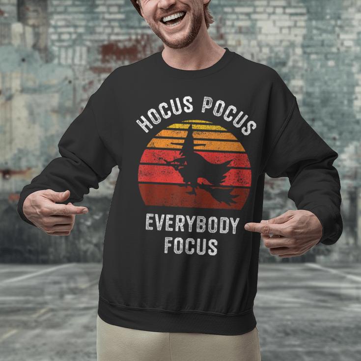 Hocus Pocus Everybody Focus Witch Halloween Teacher Women Unisex Sweatshirt, gift for family, gift for coworker Hocus Pocus Everybody Focus Witch Halloween Teacher Women Unisex Sweatshirt, gift for family, gift for coworker