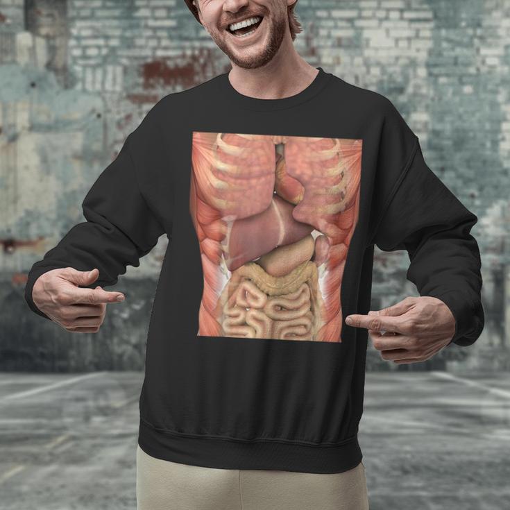 Human Muscles Organs Scary Anatomy Teacher Halloween Costume Unisex Sweatshirt, gift for family, gift for coworker
