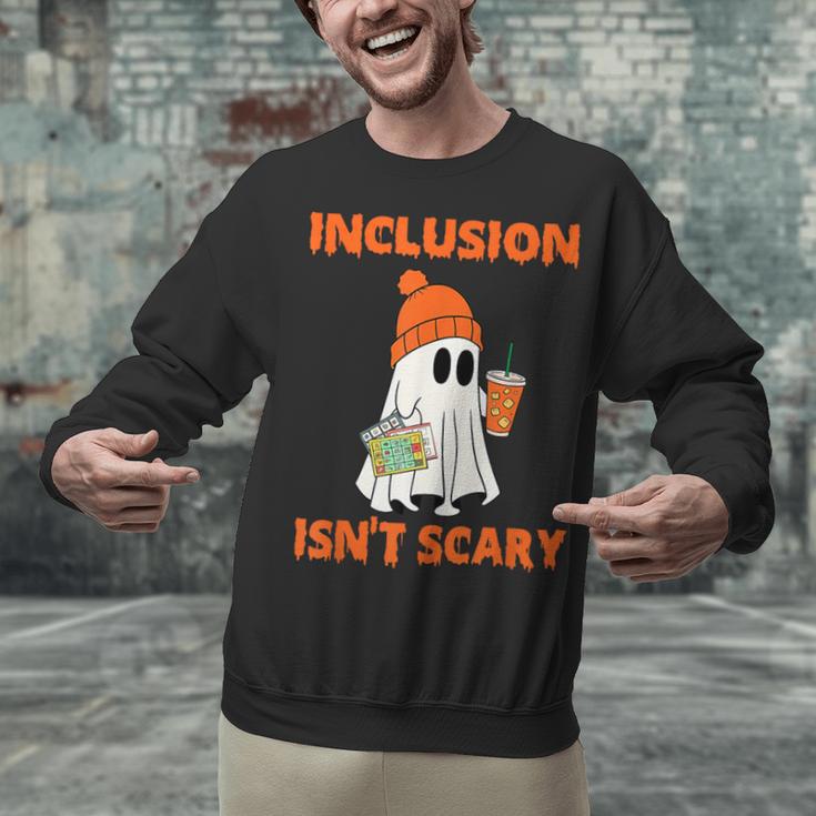 Inclusion Isn't Scary Shirt Halloween SLP Sped Teacher Unisex Sweatshirt, gift for family, gift for coworker