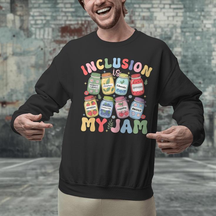 Inclusion Is My Jam SPED Teacher Special Education Life Unisex Sweatshirt, gift for family, gift for coworker Inclusion Is My Jam SPED Teacher Special Education Life Unisex Sweatshirt, gift for family, gift for coworker