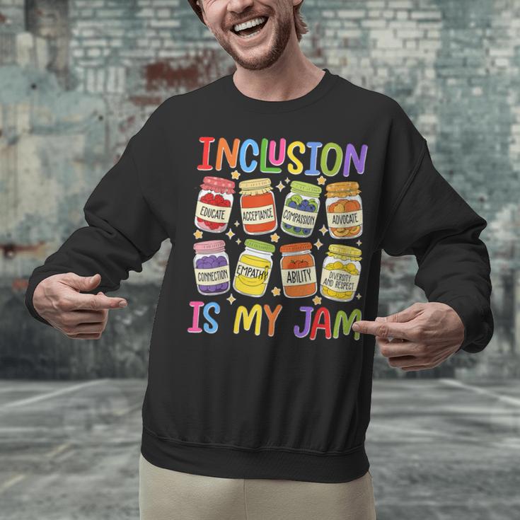 Inclusion Is My Jam SPED Teacher Special Education Teacher Unisex Sweatshirt, gift for family, gift for coworker Inclusion Is My Jam SPED Teacher Special Education Teacher Unisex Sweatshirt, gift for family, gift for coworker