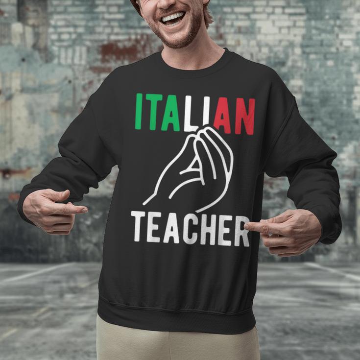 Italian Teacher Italy Italia Back To School First Day Unisex Sweatshirt, gift for family, gift for coworker