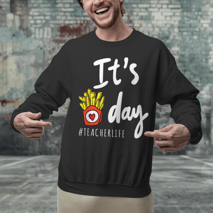 It's Fry Day Teacher Life Unisex Sweatshirt, gift for family, gift for coworker It's Fry Day Teacher Life Unisex Sweatshirt, gift for family, gift for coworker