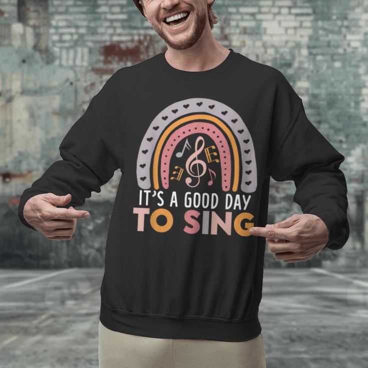 It's A Good Day To Sing Back To School Music Teacher Unisex Sweatshirt, gift for family, gift for coworker It's A Good Day To Sing Back To School Music Teacher Unisex Sweatshirt, gift for family, gift for coworker