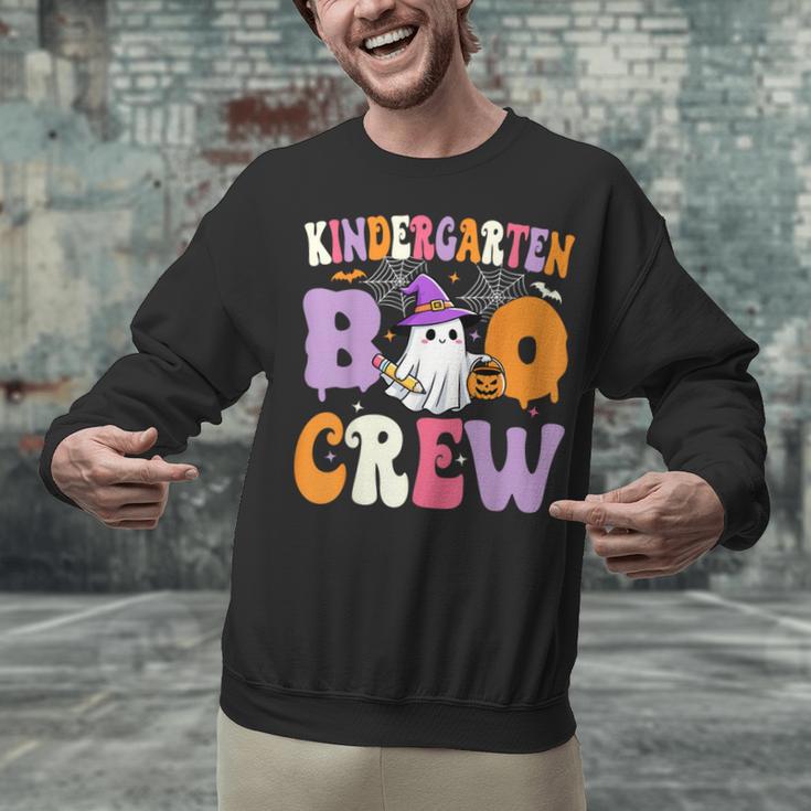 Kindergarten Boo Crew Spooky Kindergarten Halloween Teacher Unisex Sweatshirt, gift for family, gift for coworker Kindergarten Boo Crew Spooky Kindergarten Halloween Teacher Unisex Sweatshirt, gift for family, gift for coworker