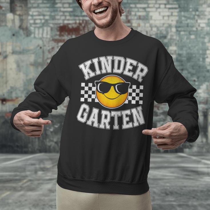 Kindergarten Teacher First Day Of Kinder Back To School Unisex Sweatshirt, gift for family, gift for coworker Kindergarten Teacher First Day Of Kinder Back To School Unisex Sweatshirt, gift for family, gift for coworker