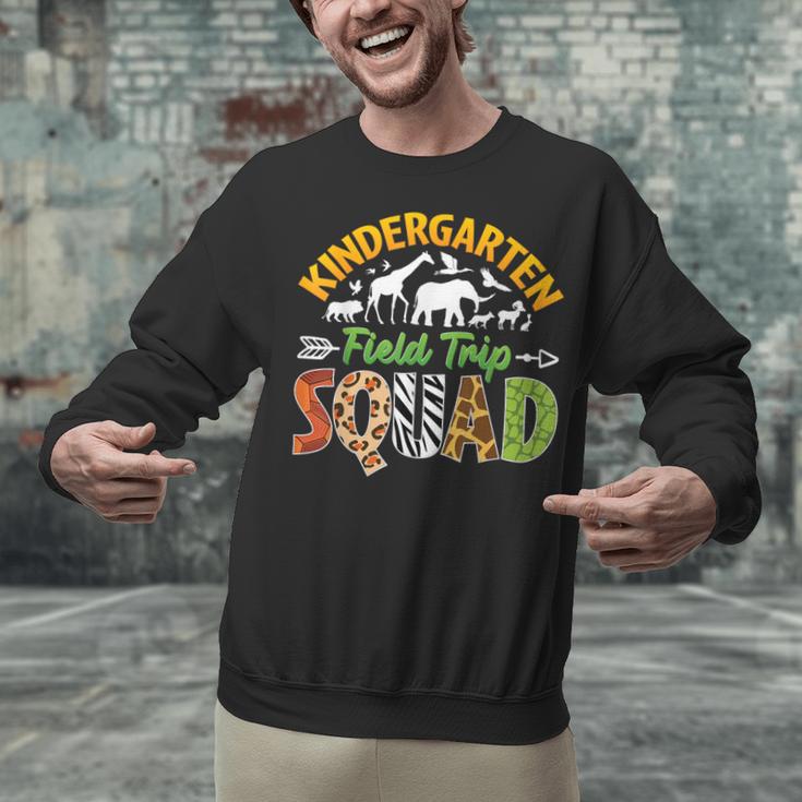 Kindergarten Zoo Field Trip Squad Matching Teacher Students Unisex Sweatshirt, gift for family, gift for coworker Kindergarten Zoo Field Trip Squad Matching Teacher Students Unisex Sweatshirt, gift for family, gift for coworker