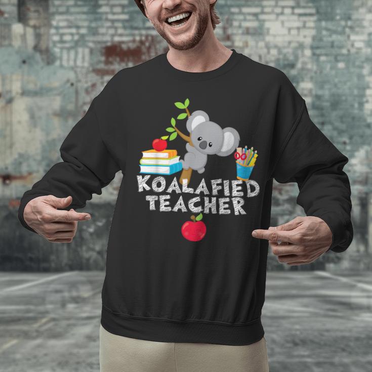 Koalafied Teacher Proud School Teacher Koala Cute T-Shirt Unisex Sweatshirt, gift for family, gift for coworker Koalafied Teacher Proud School Teacher Koala Cute T-Shirt Unisex Sweatshirt, gift for family, gift for coworker