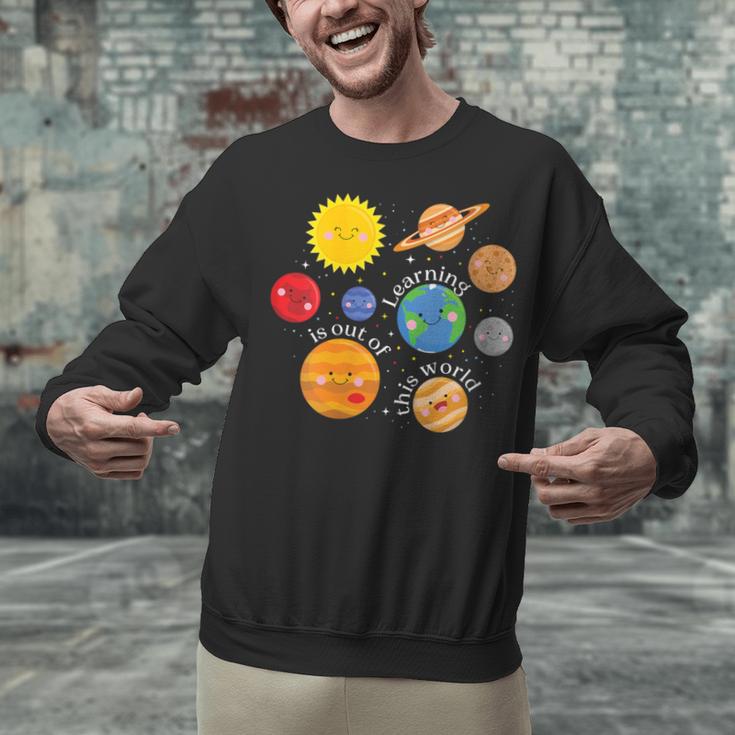 Learning Is Out Of This World Science Teacher Planets Unisex Sweatshirt, Science Teacher Sweatshirts, gift for family, gift for coworker Learning Is Out Of This World Science Teacher Planets Unisex Sweatshirt, Science Teacher Sweatshirts, gift for family, gift for coworker