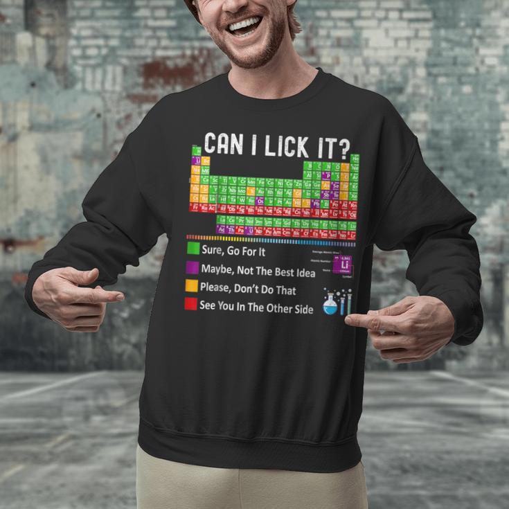 Can I Lick It Periodic Table Chart Science Teacher Cool Meme Unisex Sweatshirt, Science Teacher Sweatshirts, gift for family, gift for coworker Can I Lick It Periodic Table Chart Science Teacher Cool Meme Unisex Sweatshirt, Science Teacher Sweatshirts, gift for family, gift for coworker