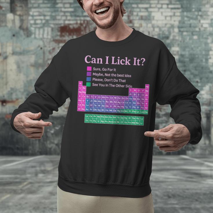 Can I Lick It Periodic Table Teacher Student Kids Unisex Sweatshirt, gift for family, gift for coworker Can I Lick It Periodic Table Teacher Student Kids Unisex Sweatshirt, gift for family, gift for coworker