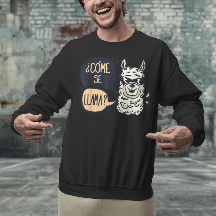 Llama Shirt English Teacher School Student ESL Joke Unisex Sweatshirt, Esl Teacher Sweatshirts, English Teacher Sweatshirts, gift for family, gift for coworker