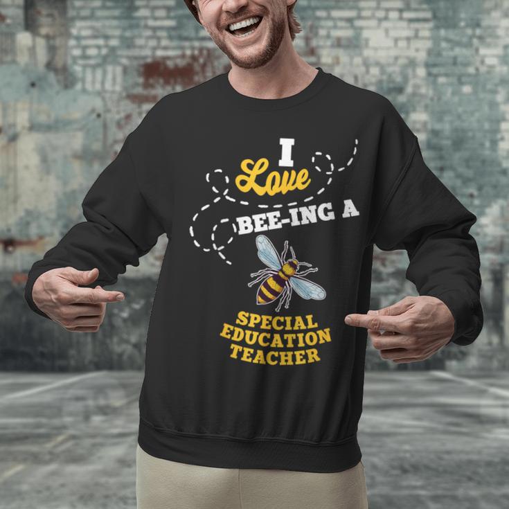 I Love Bee-Ing A Special Education Teacher Honey Bee Job For Men Women Unisex Sweatshirt, gift for family, gift for coworker I Love Bee-Ing A Special Education Teacher Honey Bee Job For Men Women Unisex Sweatshirt, gift for family, gift for coworker