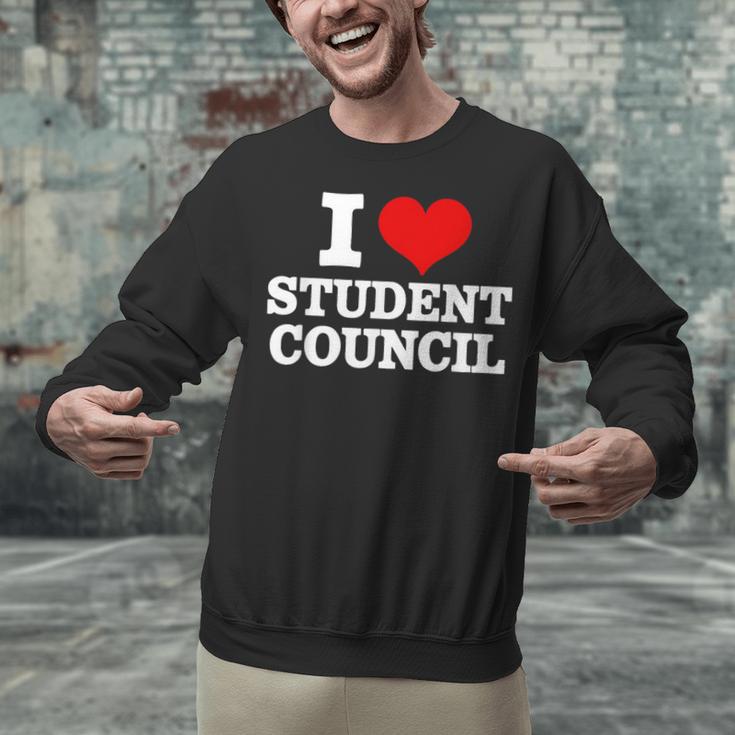 I Love Student Council Student Teacher Unisex Sweatshirt, gift for family, gift for coworker I Love Student Council Student Teacher Unisex Sweatshirt, gift for family, gift for coworker