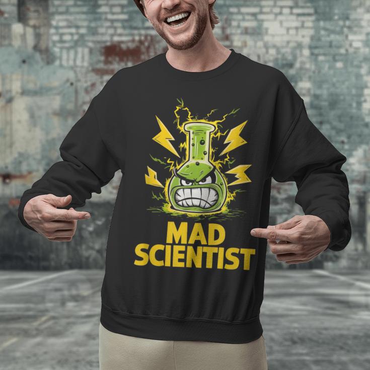 Mad Scientist Kids Youth Adult Science Teacher Chemistry Unisex Sweatshirt, Science Teacher Sweatshirts, gift for family, gift for coworker