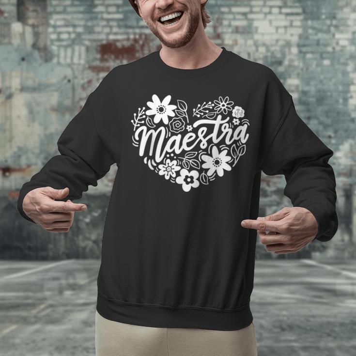 Maestra Spanish Teacher Unisex Sweatshirt, gift for family, gift for coworker