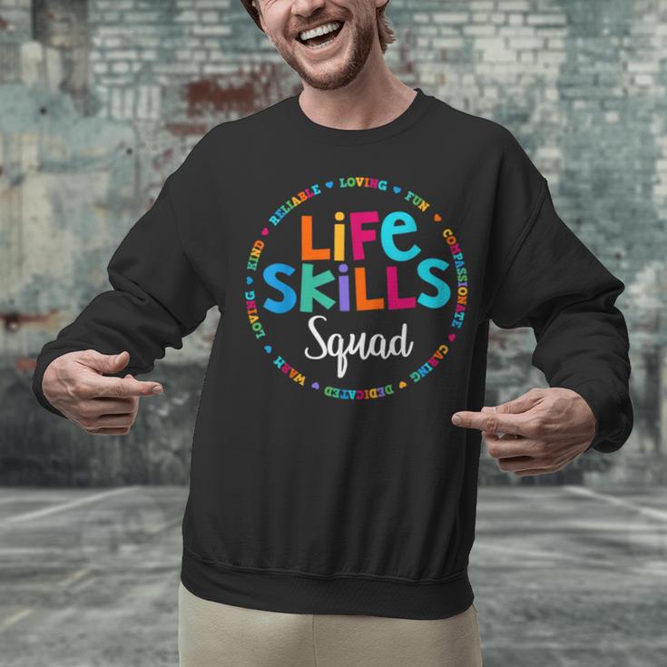 Matching Life Skills Squad Teacher Special Ed SPED Team Crew Unisex Sweatshirt, gift for family, gift for coworker Matching Life Skills Squad Teacher Special Ed SPED Team Crew Unisex Sweatshirt, gift for family, gift for coworker
