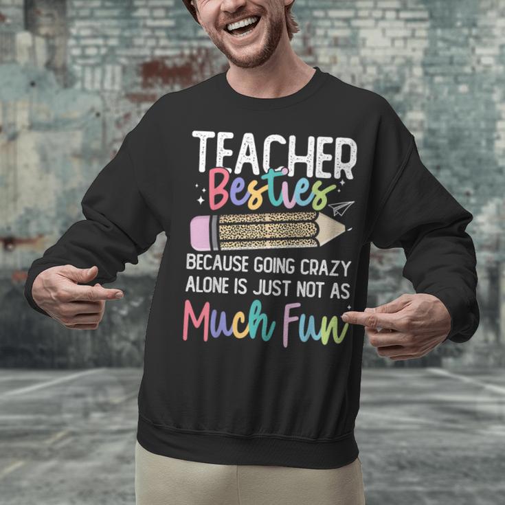 Matching Teachers Last Day Of School Teacher Besties Unisex Sweatshirt, gift for family, gift for coworker Matching Teachers Last Day Of School Teacher Besties Unisex Sweatshirt, gift for family, gift for coworker