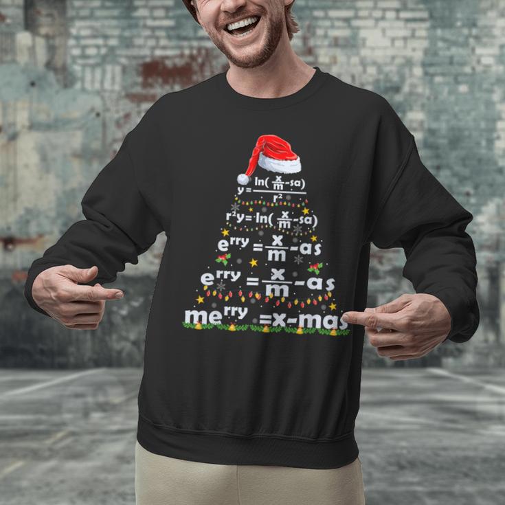 Math Equation Merry X-Mas Math Teacher Christmas Humor Men Women Kids Unisex Sweatshirt, gift for family, gift for coworker