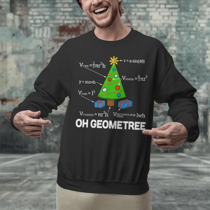 Math Geometry Christmas Tree Geometree Teacher Unisex Sweatshirt, gift for family, gift for coworker
