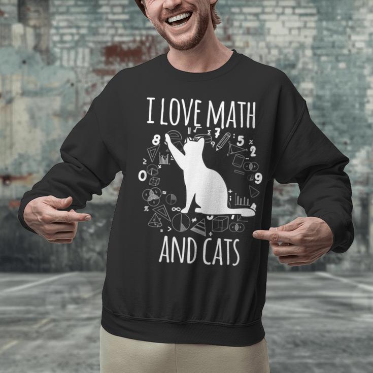 Math Nerd Math Teacher Cat Lover I Love Math And Cats Unisex Sweatshirt, gift for family, gift for coworker Math Nerd Math Teacher Cat Lover I Love Math And Cats Unisex Sweatshirt, gift for family, gift for coworker