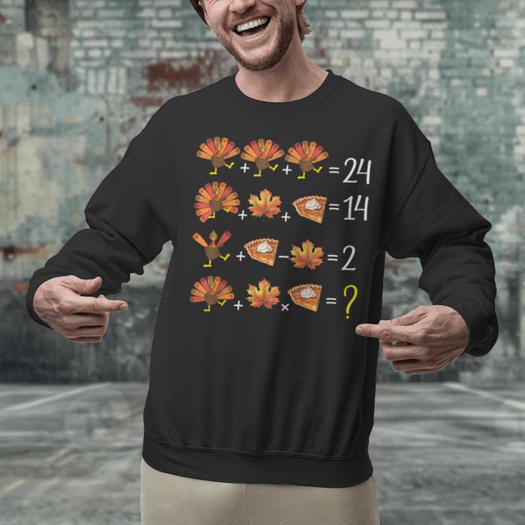 Math Number Thanksgiving Count Answer Pie Turkey Teacher Unisex Sweatshirt, gift for family, gift for coworker Math Number Thanksgiving Count Answer Pie Turkey Teacher Unisex Sweatshirt, gift for family, gift for coworker