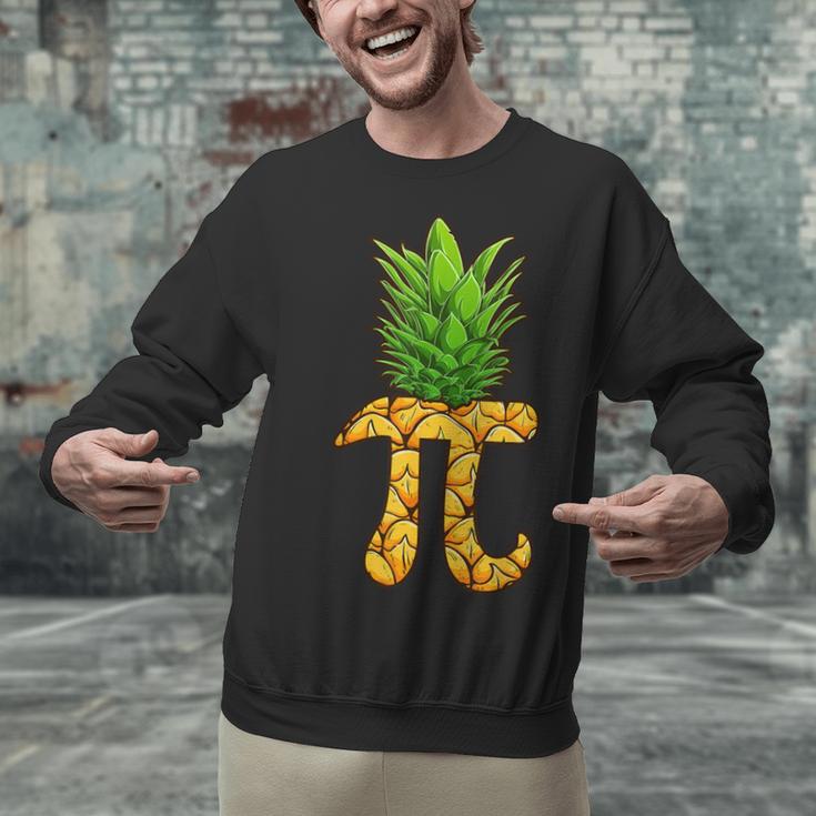 Math Teacher Hawaiian Shirts Pineapple Pi Day Symbol Unisex Sweatshirt, gift for family, gift for coworker