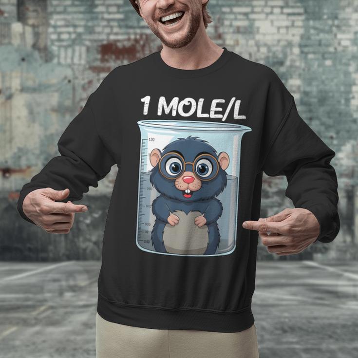 Mole Chemistry Chemist Student Science Teacher Unisex Sweatshirt, Science Teacher Sweatshirts, gift for family, gift for coworker