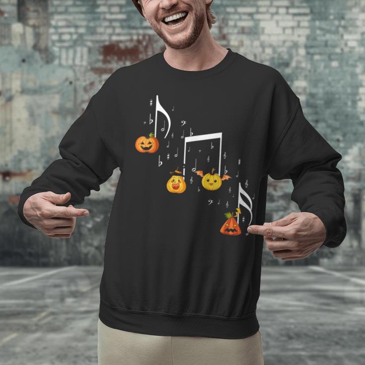 Music Note Pumpkin Fall Music Teacher Halloween Costume Unisex Sweatshirt, gift for family, gift for coworker Music Note Pumpkin Fall Music Teacher Halloween Costume Unisex Sweatshirt, gift for family, gift for coworker