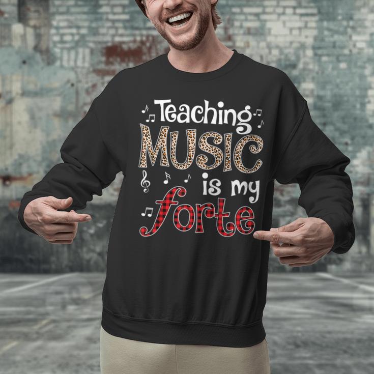 Music Teacher Teaching Music Is My Forte For Music Lovers Unisex Sweatshirt, gift for family, gift for coworker Music Teacher Teaching Music Is My Forte For Music Lovers Unisex Sweatshirt, gift for family, gift for coworker
