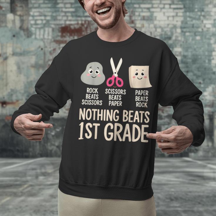 Nothing Beats 1st Grade Back To School Kids Teachers Unisex Sweatshirt, gift for family, gift for coworker Nothing Beats 1st Grade Back To School Kids Teachers Unisex Sweatshirt, gift for family, gift for coworker