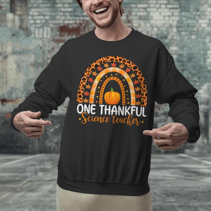 One Thankful Science Teacher Rainbow Boho Fall Thanksgiving Unisex Sweatshirt, Science Teacher Sweatshirts, gift for family, gift for coworker One Thankful Science Teacher Rainbow Boho Fall Thanksgiving Unisex Sweatshirt, Science Teacher Sweatshirts, gift for family, gift for coworker