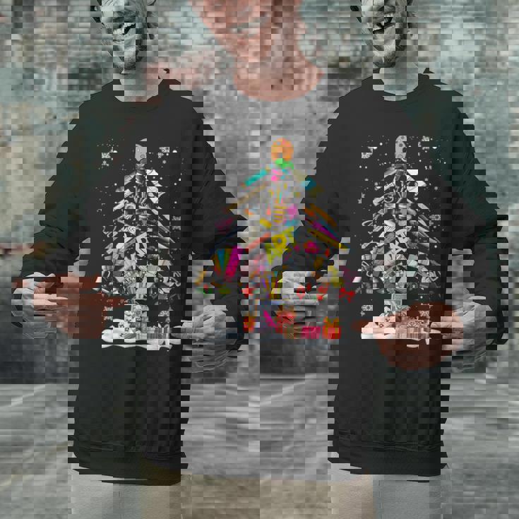 Paintbrush Christmas Tree Decor Xmas For Artist Art Teacher For Men Women Unisex Sweatshirt, gift for family, gift for coworker