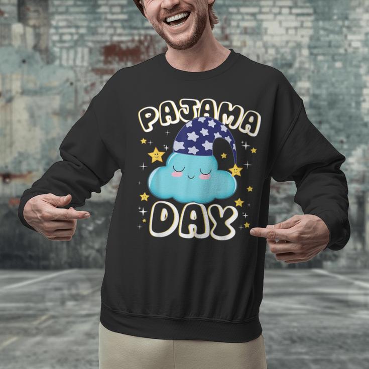 Pajama Day School Spirit Week Fun Cloud Teacher Student Unisex Sweatshirt, gift for family, gift for coworker