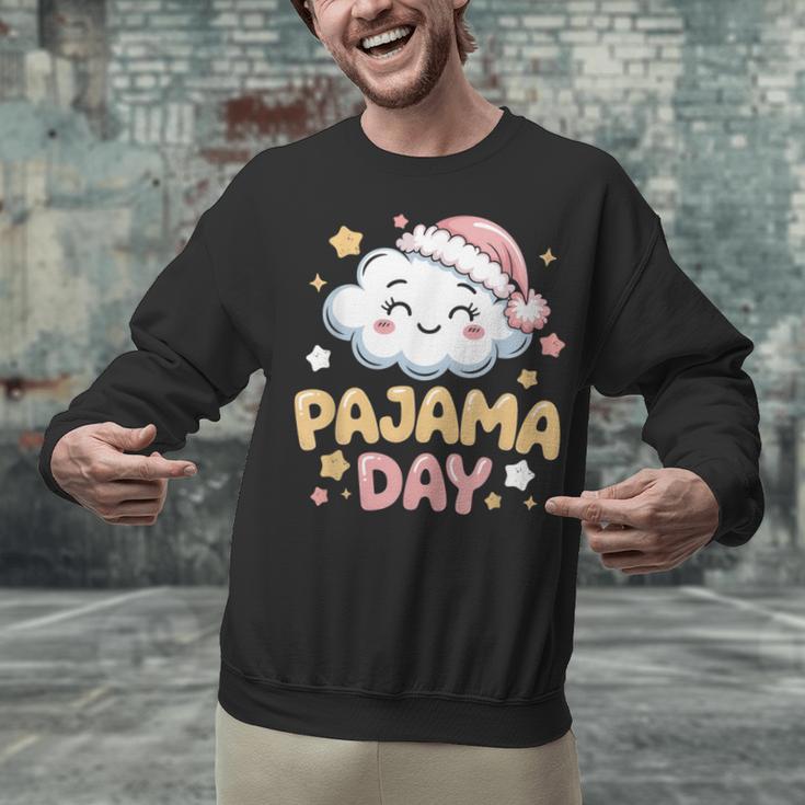 Pajama Day School Spirit Week Fun Cloud Teacher Unisex Sweatshirt, gift for family, gift for coworker