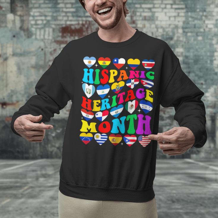 Hispanic Heritage Month 2025 Latino Puerto Rico Teacher Kids Unisex Sweatshirt, gift for family, gift for coworker Hispanic Heritage Month 2025 Latino Puerto Rico Teacher Kids Unisex Sweatshirt, gift for family, gift for coworker