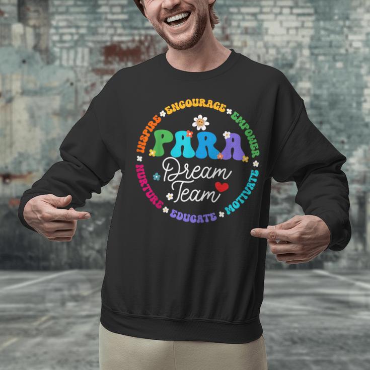 PARA Dream Team Teacher Paraprofessional Paraeducator Unisex Sweatshirt, gift for family, gift for coworker PARA Dream Team Teacher Paraprofessional Paraeducator Unisex Sweatshirt, gift for family, gift for coworker