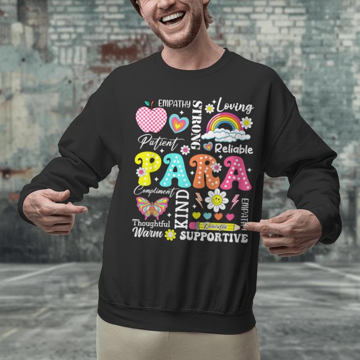 Paras Make It Possible Paraprofessional Paraeducator Teacher Unisex Sweatshirt, gift for family, gift for coworker Paras Make It Possible Paraprofessional Paraeducator Teacher Unisex Sweatshirt, gift for family, gift for coworker