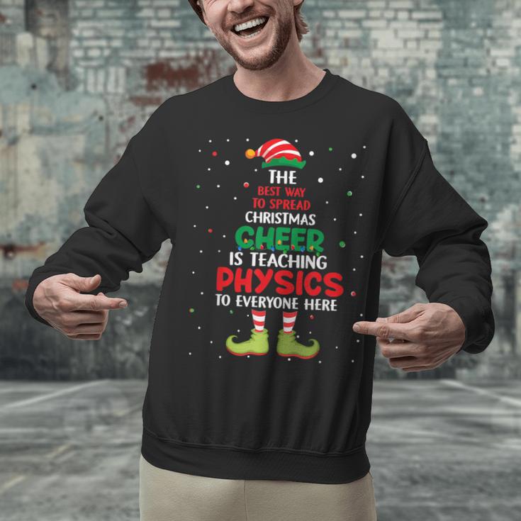 Physics Teacher Christmas Elf Christmas Cheer Unisex Sweatshirt, gift for family, gift for coworker Physics Teacher Christmas Elf Christmas Cheer Unisex Sweatshirt, gift for family, gift for coworker