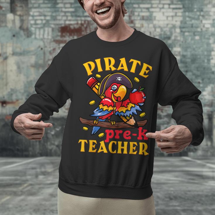 Pirate Pre-K Teacher Preschool Halloween Unisex Sweatshirt, gift for family, gift for coworker Pirate Pre-K Teacher Preschool Halloween Unisex Sweatshirt, gift for family, gift for coworker
